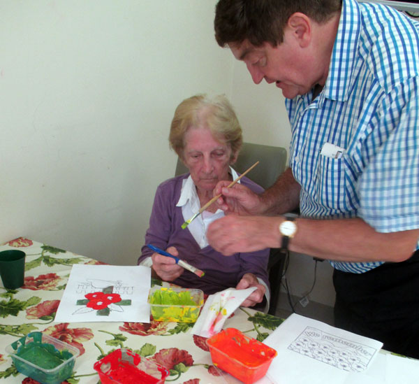 Art Therapy at Rothwell Aged Care Service