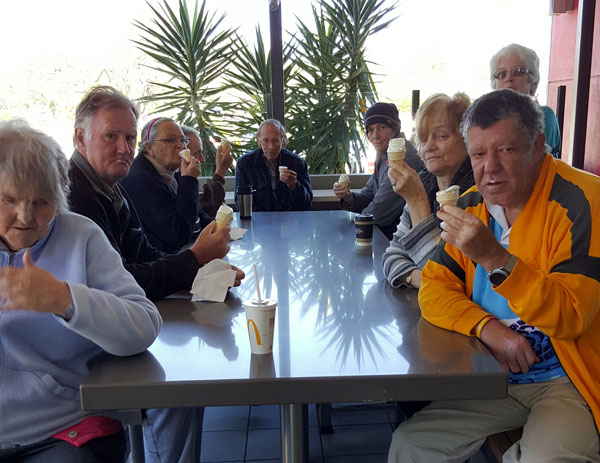 Ice cream at Maccas