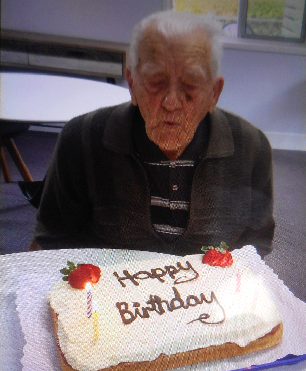 Gerhard Bargen turned 101 years old today