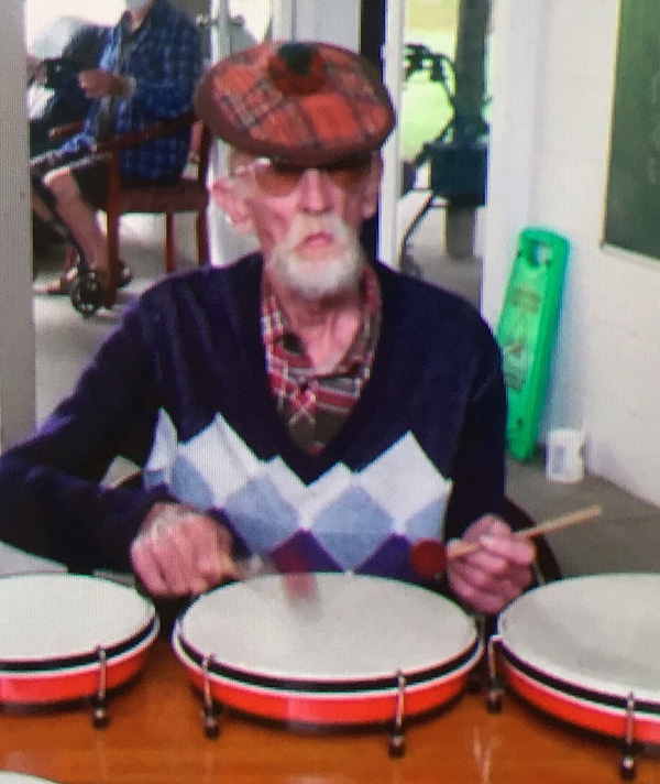 Jock Laird On The Drums