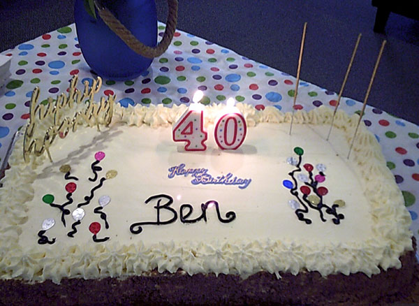Happy 40th Birthday Clinical Nurse Ben!