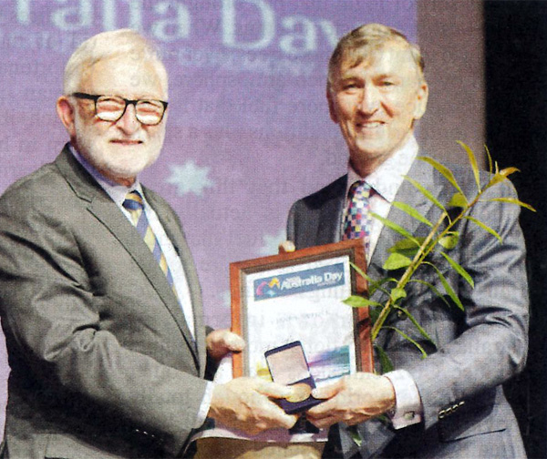 Australia Day Volunteer Awarded to Frank White